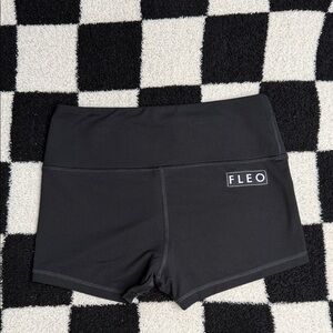 Fleo Women's Athletic Black Shorts